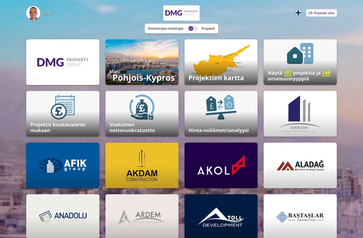 Ryhdy kumppaniksemme Pohjois-Kyproksen kiinteistöalalla - North Cyprus Projects